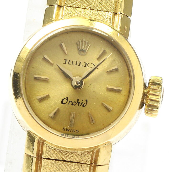 楽天市場】ロレックス ROLEX オーキッド K18YG 手巻き レディース 