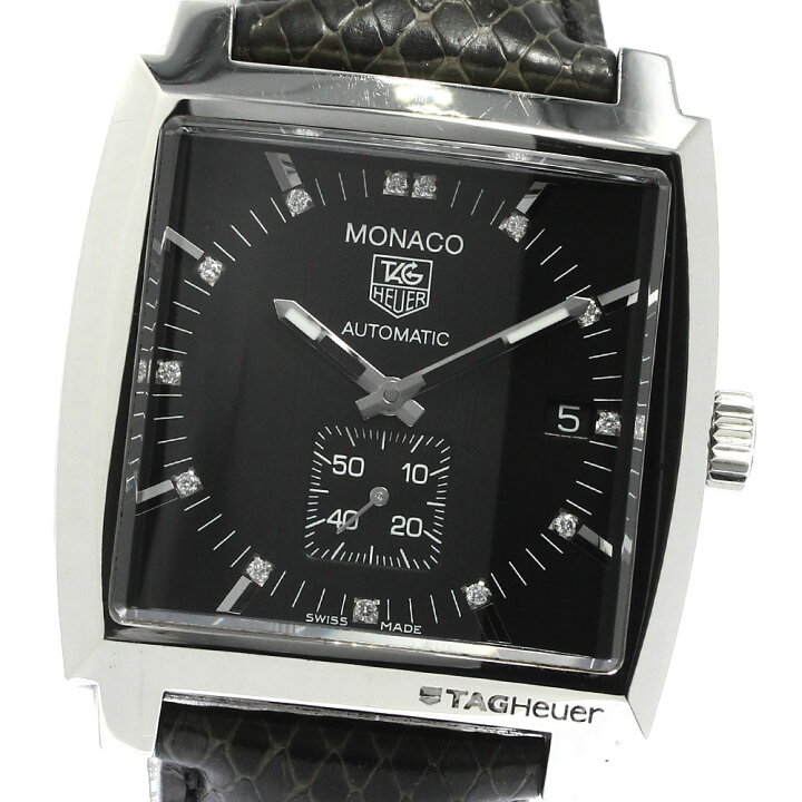 楽天市場】タグホイヤー TAG HEUER WW2117 モナコ 13Pダイヤ 自動巻き 