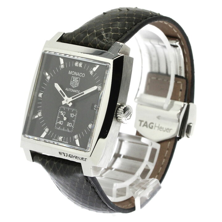 楽天市場】タグホイヤー TAG HEUER WW2117 モナコ 13Pダイヤ 自動巻き 
