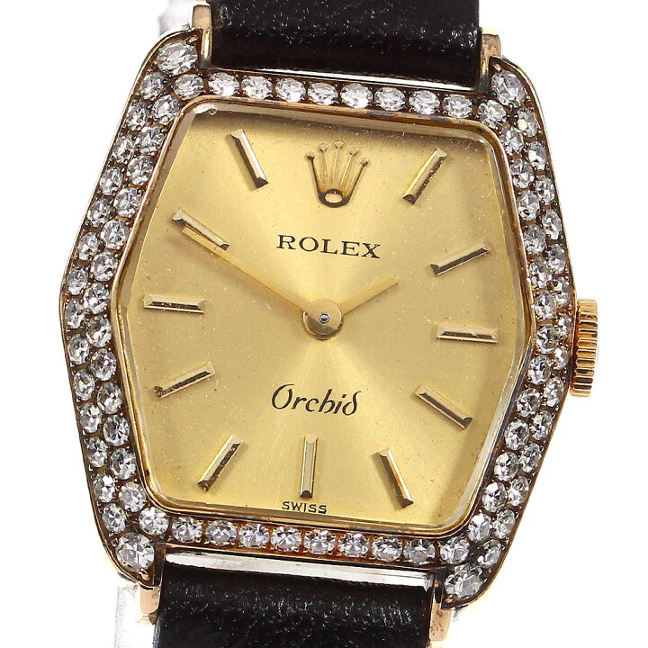 楽天市場】ロレックス ROLEX 2683 オーキッド K18YG Cal.1400 アフター 