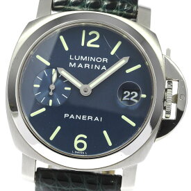 パネライ PANERAI PAM00119 ルミノール マリーナ スモールセコンド デイト 自動巻き メンズ _777746【中古】