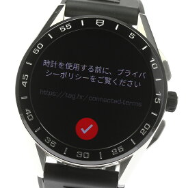 タグホイヤー TAG HEUER SBG8A10 コネクテッド スマートウォッチ クォーツ メンズ 箱付き_781222【中古】