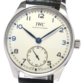 IWC SCHAFFHAUSEN IW358304 ポルトギーゼ オートマティック40 スモールセコンド 自動巻き メンズ 美品 保証書付き_777900【中古】