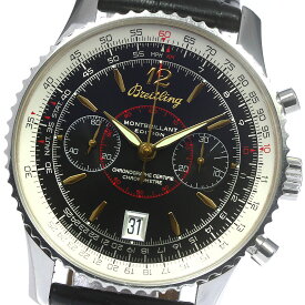 ブライトリング BREITLING A48330 モンブリラン ナビタイマー クロノグラフ デイト 手巻き メンズ _774581【中古】