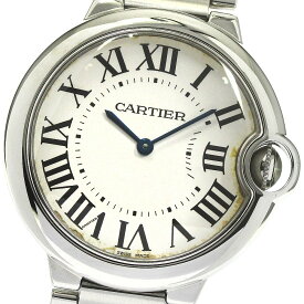 カルティエ CARTIER W69011Z4 バロンブルーMM クォーツ ボーイズ _779474【中古】