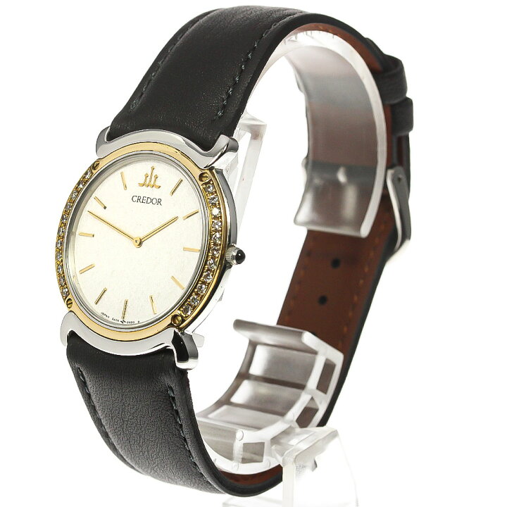 楽天市場】セイコー SEIKO 5A74-0290 クレドール K18YGベゼル サイド