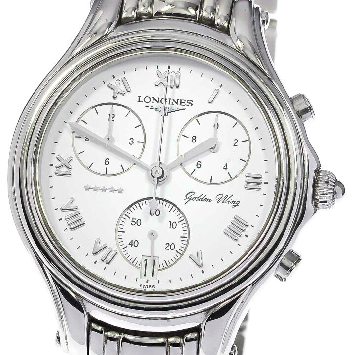 楽天市場】ロンジン LONGINES L3.610.4 ゴールデンウィング クロノ 