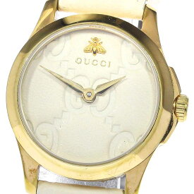 グッチ GUCCI 126.5/YA126580 Gタイムレス クォーツ レディース _783021【中古】