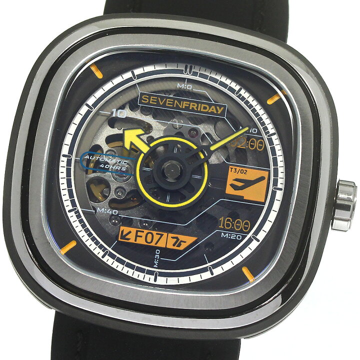 楽天市場】セブンフライデー SEVENFRIDAY SF-T3 ランウェイ07 自動巻き  