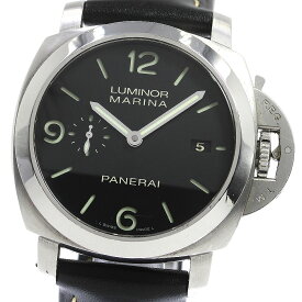 パネライ PANERAI PAM00392 ルミノール マリーナ デイト スモールセコンド 自動巻き メンズ _780472【中古】