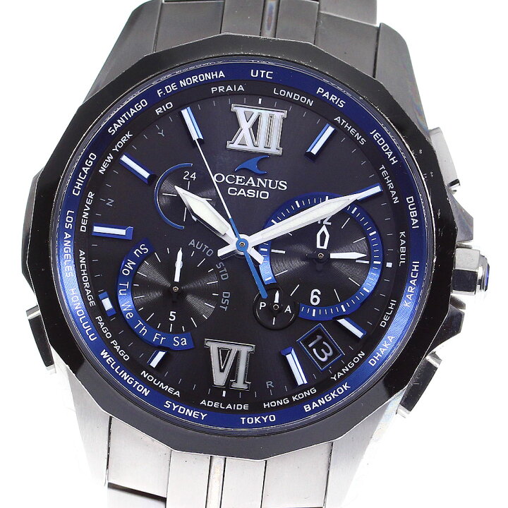 楽天市場】カシオ CASIO OCW-S2400-1AJF オシアナス マンタ デイデイト  