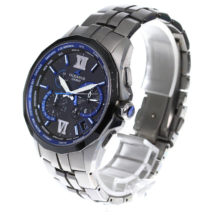 楽天市場】カシオ CASIO OCW-S2400-1AJF オシアナス マンタ デイデイト 