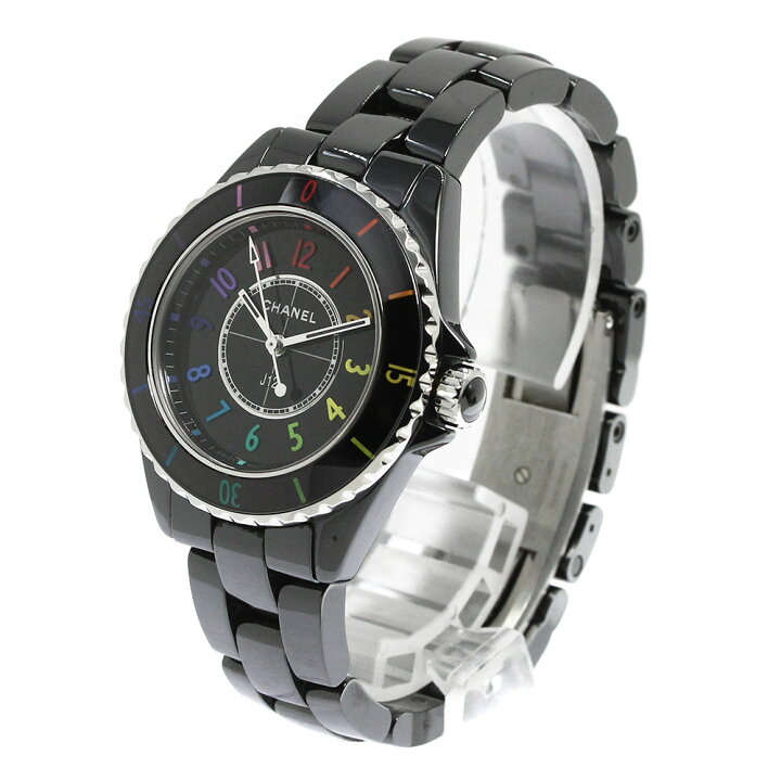 楽天市場】シャネル CHANEL H7121 J12 エレクトロ ブラックセラミック  