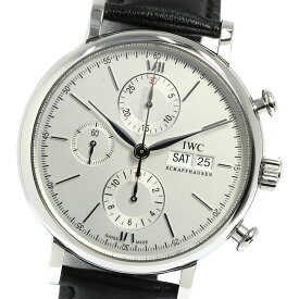 IWC SCHAFFHAUSEN IW391027 ポルトギーゼ クロノグラフ 自動巻き メンズ 良品 保証書付き_779241【中古】