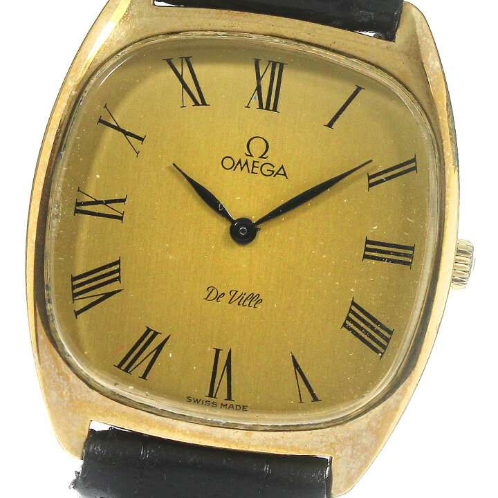 楽天市場】オメガ OMEGA デビル スクエア ヴィンテージ 手巻き メンズ  