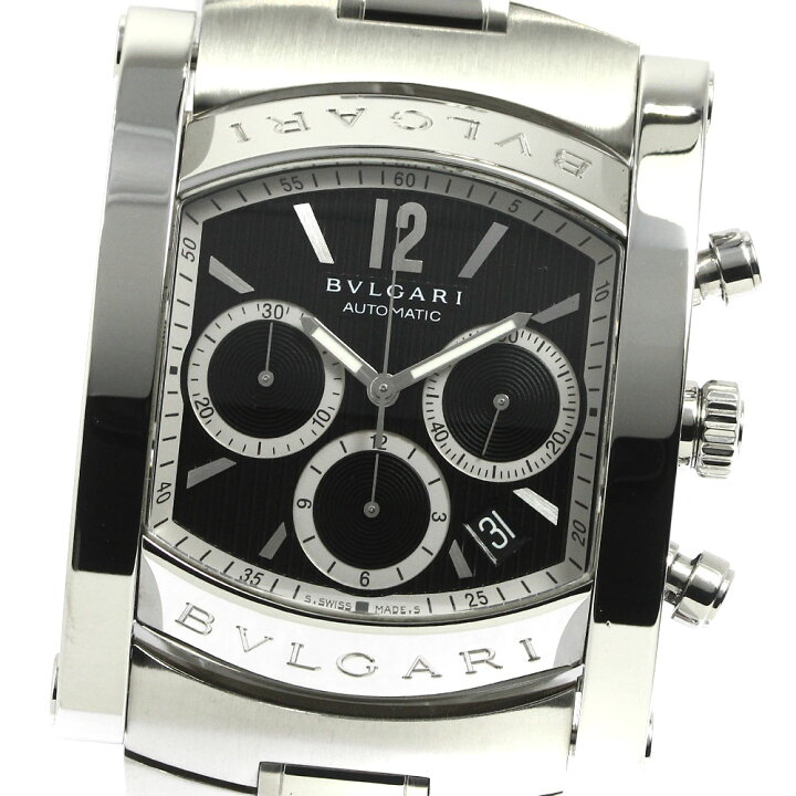 楽天市場】ブルガリ BVLGARI AA48SCH アショーマ クロノグラフ デイト 