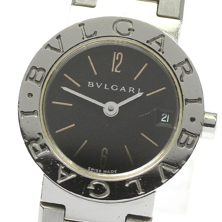 ブルガリ BVLGARI BB23SS ブルガリブルガリ デイト クォーツ レディース 内箱・保証書付き_907654【中古】