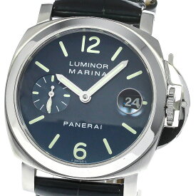 パネライ PANERAI PAM00119 ルミノール マリーナ スモールセコンド デイト 自動巻き メンズ 箱・保証書付き_781565【中古】