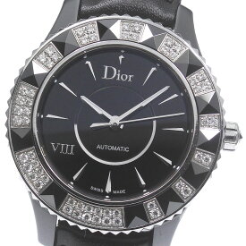 ディオール Dior CD1235E0 ユイット ダイヤベゼル 自動巻き レディース _783133【中古】