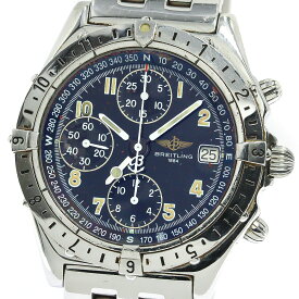 ジャンク ブライトリング BREITLING A20048 クロノマット ロンジチュード GMT 自動巻き メンズ _767223【中古】