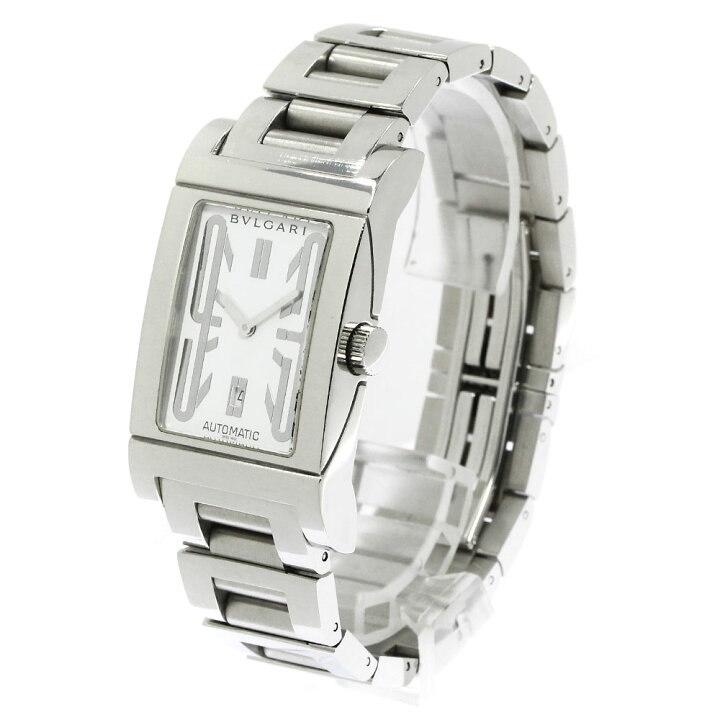 楽天市場】ブルガリ BVLGARI RT45S レッタンゴロ デイト 自動巻き  