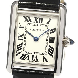 カルティエ CARTIER W1541056 タンク ルイ K18WG クォーツ レディース 良品 箱付き メーカーOH済_784201【中古】