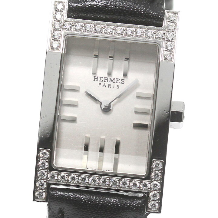 楽天市場】エルメス HERMES TA1.230 タンデム ダイヤベゼル クォーツ  