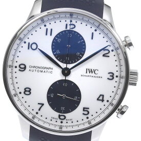 IWC IWC SCHAFFHAUSEN IW371446 ポルトギーゼ クロノグラフ 自動巻き メンズ 美品 箱・保証書付き_780773【中古】