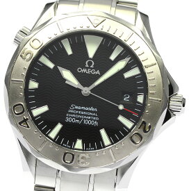 オメガ OMEGA 2230.50 シーマスター 300m デイト 自動巻き メンズ 保証書付き_783932【中古】