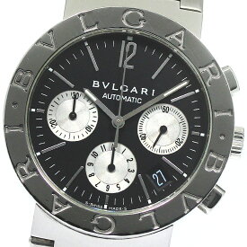 ブルガリ BVLGARI BB38SSCH ブルガリブルガリ クロノグラフ 自動巻き メンズ _767113【ev10】【中古】