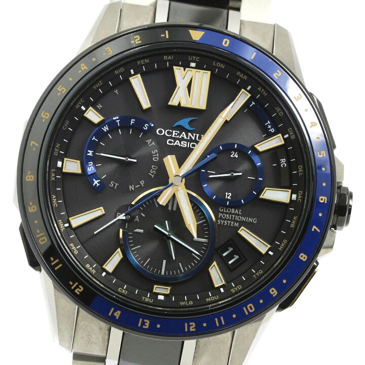 楽天市場】カシオ CASIO OCW-G1200D-1AJF オシアナス 世界限定1000本 