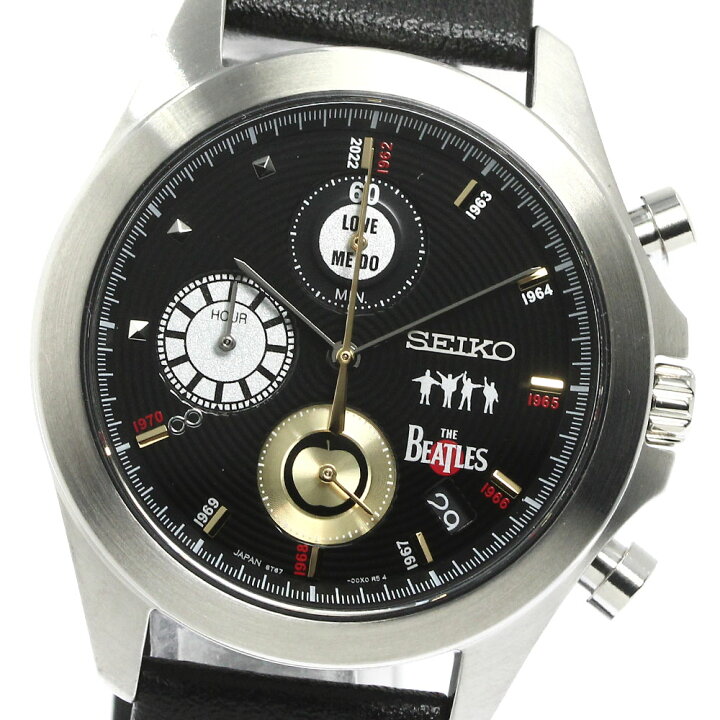 楽天市場】セイコー SEIKO 8T67-00X0 THE BEATLES LOVE ME DO 60周年  