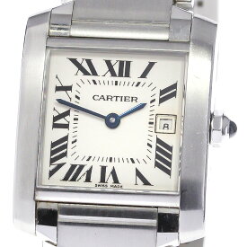 ジャンク カルティエ CARTIER W51011Q3 タンクフランセーズMM クォーツ メンズ _772579【中古】