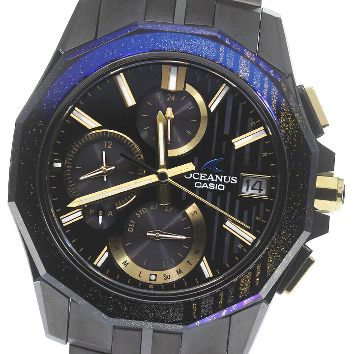 楽天市場】カシオ CASIO OCW-G1200-1AJF オシアナス マンタ 50本限定 