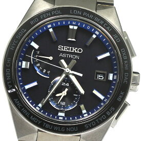 セイコー SEIKO SBXY051/8B63-0BD0 アストロン ネクスター デイデイト ワールドタイム ソーラー電波 メンズ 美品 箱・保証書付き_790668【中古】