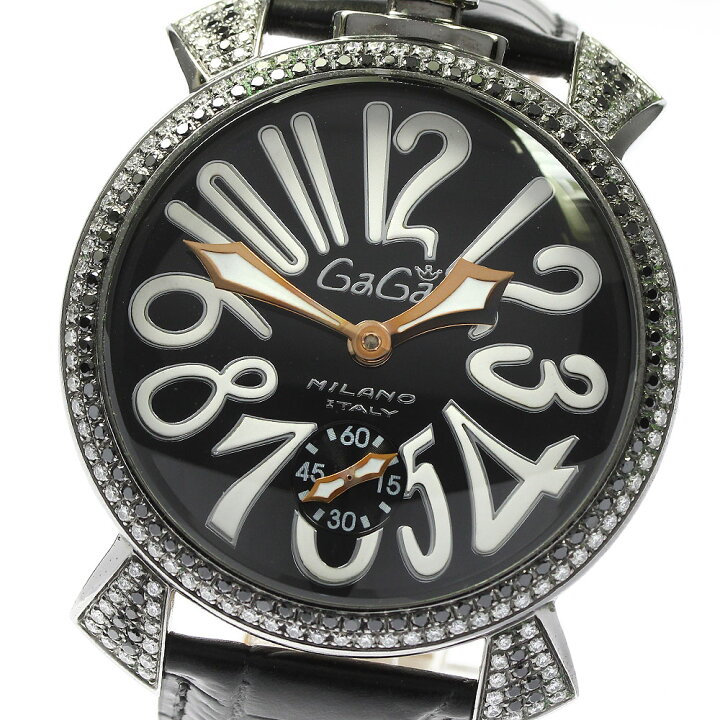 楽天市場】ガガミラノ GaGa MILANO 5012.1D.6 マヌアーレ 48 ダイヤ  