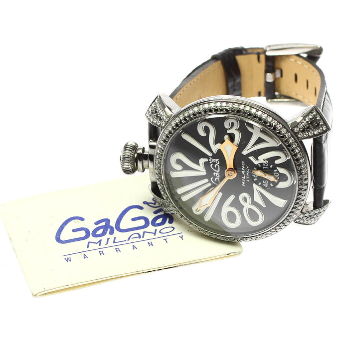 楽天市場】ガガミラノ GaGa MILANO 5012.1D.6 マヌアーレ 48 ダイヤ 