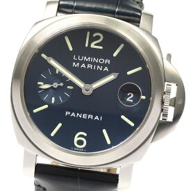 パネライ PANERAI PAM00070 ルミノールマリーナ デイト スモールセコンド 自動巻き メンズ _791209【中古】