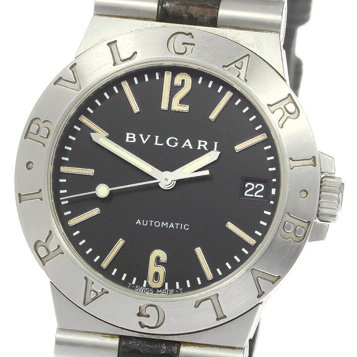 楽天市場】ブルガリ BVLGARI LCV35S ディアゴノ デイト 自動巻き 