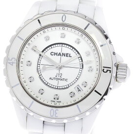 シャネル CHANEL H1629 J12 白セラミック 12P 自動巻き メンズ 良品 _791602【中古】