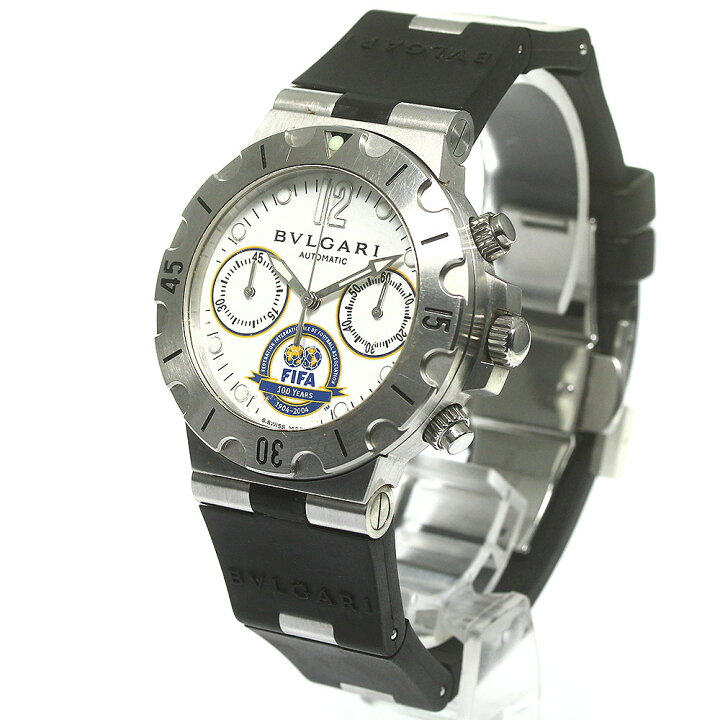 楽天市場】ブルガリ BVLGARI SCB38S ディアゴノ スクーバ FIFA世界限定  