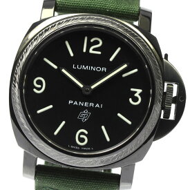 パネライ PANERAI PAM00000 ルミノール ベース ロゴ 手巻き メンズ 箱・保証書付き_791653【中古】