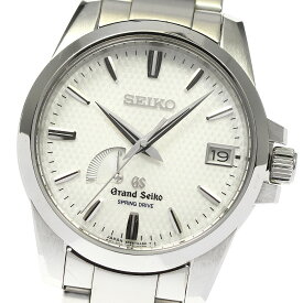 セイコー SEIKO SBGA025/9R65-0AG1 グランドセイコー パワーリザーブ デイト スプリングドライブ メンズ 箱・保証書付き_792234【中古】