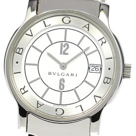 ブルガリ BVLGARI ST35S ソロテンポ デイト クォーツ メンズ _790699【中古】