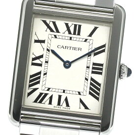 カルティエ CARTIER W5200014 タンクソロ LM クォーツ メンズ 良品 _795005【中古】