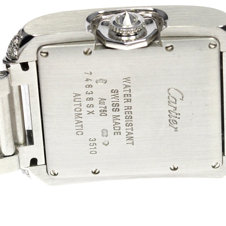 楽天市場】カルティエ CARTIER WT100011 タンクアングレーズ サイドD 