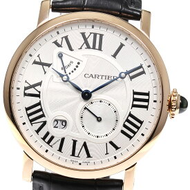 カルティエ CARTIER W1556203 ロトンド ドゥ カルティエ K18PG パワーリザーブ 手巻き メンズ 美品 _792411【中古】