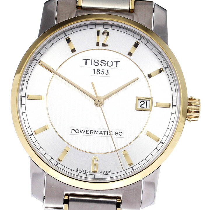楽天市場】ティソ TISSOT T087407A パワーマティック 80 チタン 自動  
