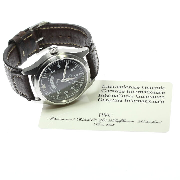 楽天市場】IWC IWC SCHAFFHAUSEN IW325101 フリーガー UTC デイト 自動  