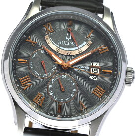 ブローバ BULOVA 96C143 クラシック デイデイト パワーリザーブ 自動巻き メンズ 未使用品 箱付き_798551【中古】